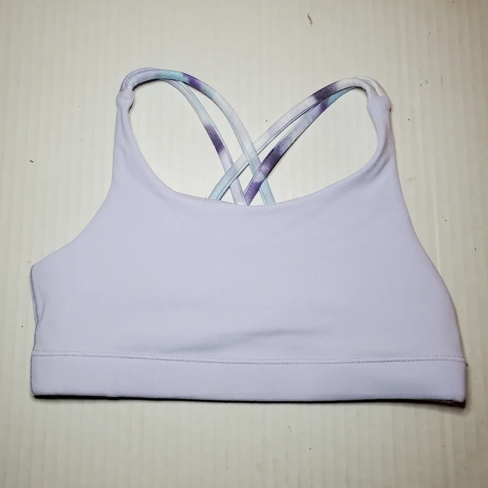 Athleta Upbeat Bra Sz M Tie Dye